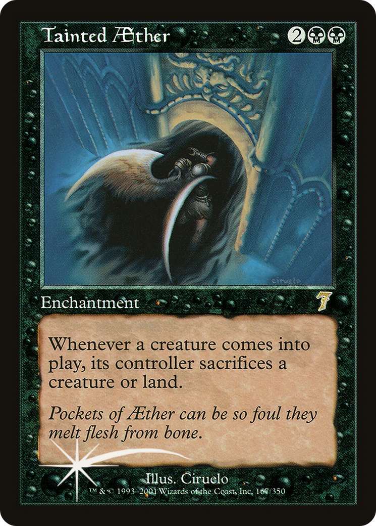 Tainted Aether (7ED-167★) (Foil)