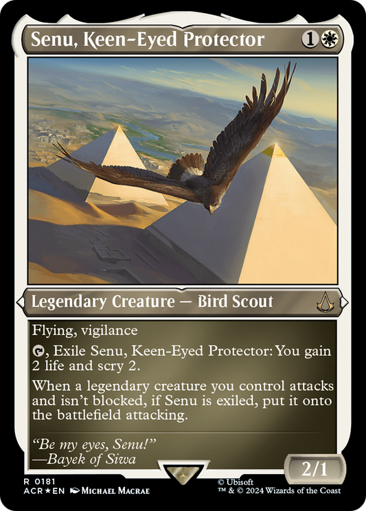 Senu, Keen-Eyed Protector (ACR-181) (Etched Foil)