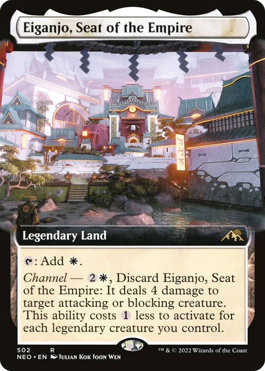 Eiganjo, Seat of the Empire (NEO-502) (Extended Art) (Foil)