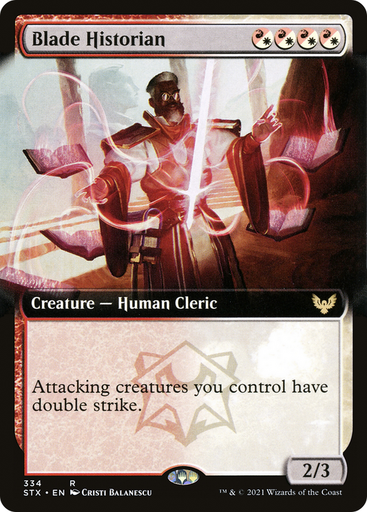 Blade Historian (STX-334) (Extended Art) (Foil)