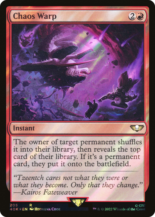 Chaos Warp (40K-205★) (Surge Foil)