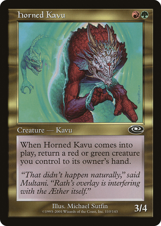 Horned Kavu (PLS-110) (Foil)