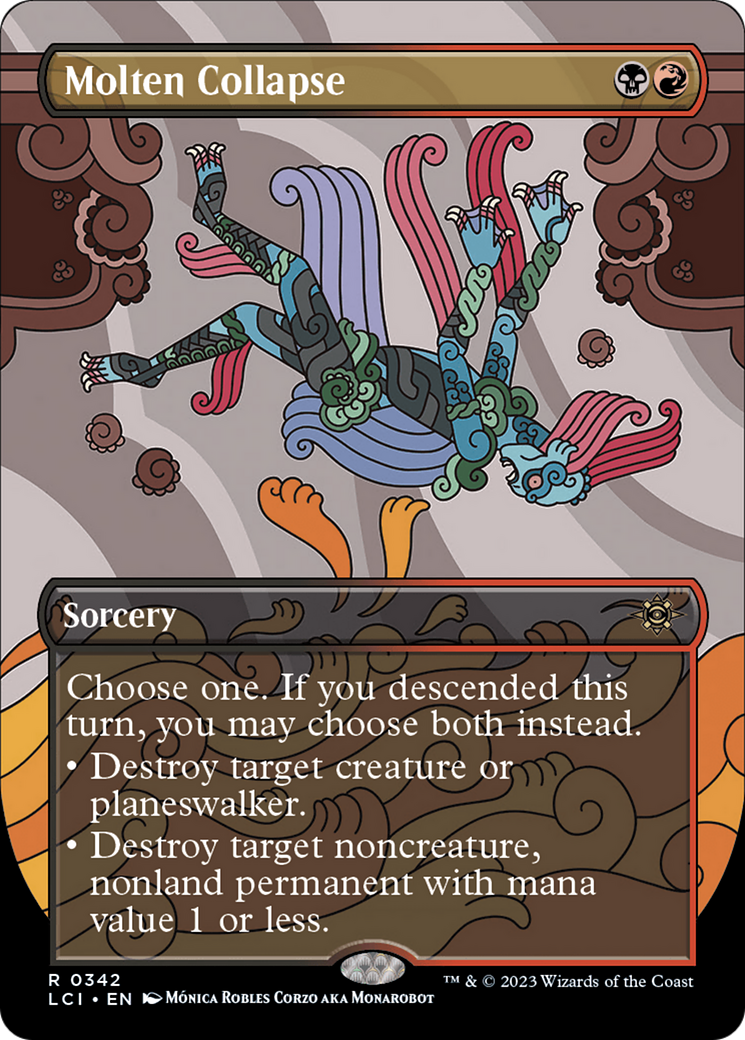 Molten Collapse (LCI-342) (Borderless) (Foil)