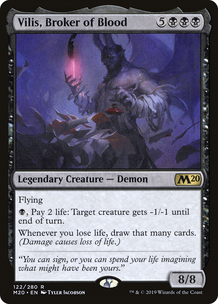 Vilis, Broker of Blood (M20-122) (Foil)