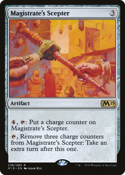 Magistrate's Scepter (M19-238) (Foil)