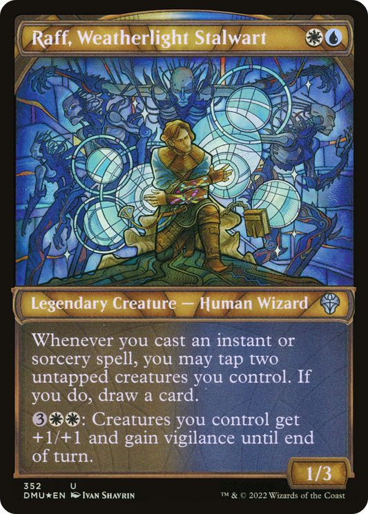 Raff, Weatherlight Stalwart (DMU-352) (Showcase) (Textured Foil)