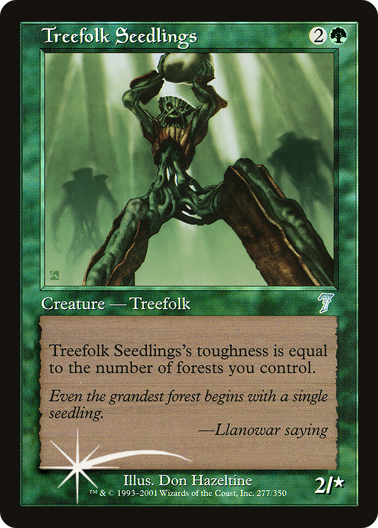 Treefolk Seedlings (7ED-277★) (Foil)