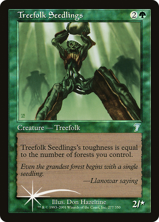 Treefolk Seedlings (7ED-277★) (Foil)