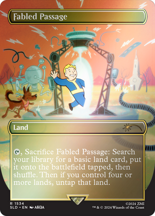 Fabled Passage (SLD-1534★) (Borderless) (Foil)