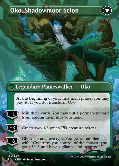 Oko, Lorwyn Liege (Borderless) (ECL-287) (Foil)