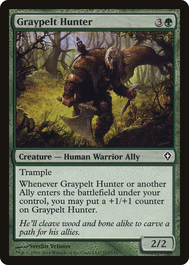 Graypelt Hunter (WWK-103) (Foil)