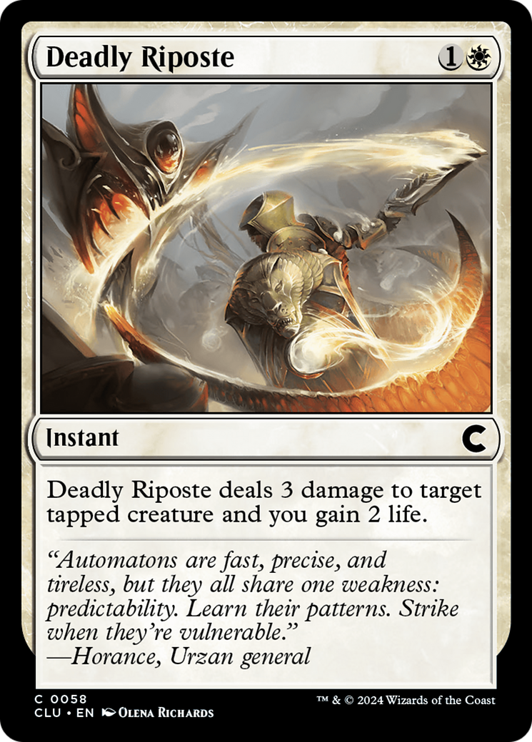 Deadly Riposte (CLU-058)