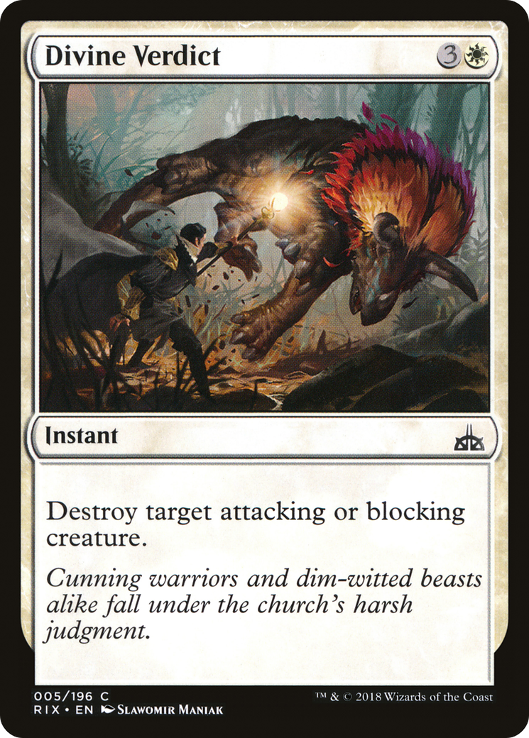 Divine Verdict (RIX-005) (Foil)