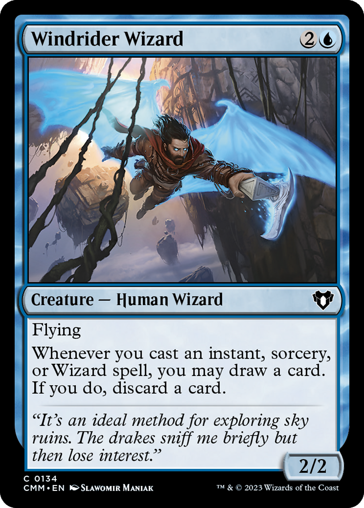 Windrider Wizard (CMM-134) (Foil)