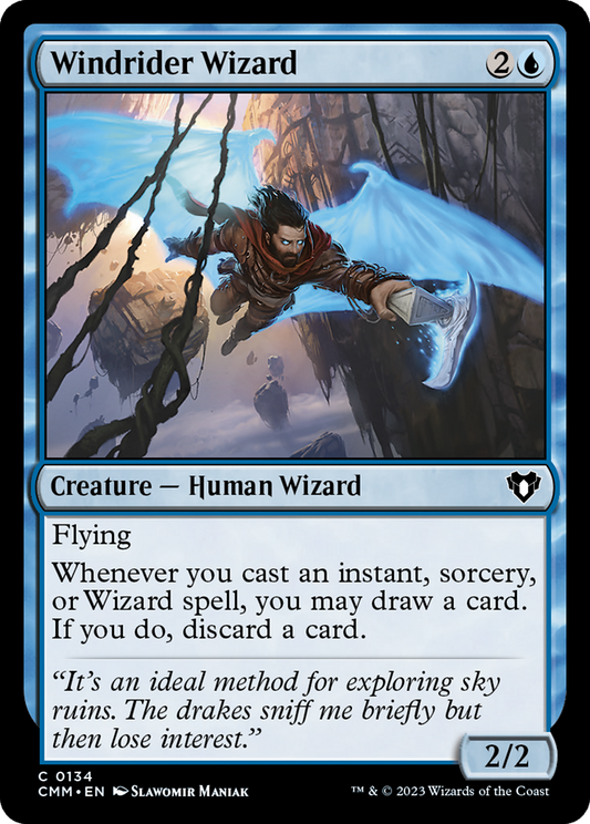 Windrider Wizard (CMM-134) (Foil)