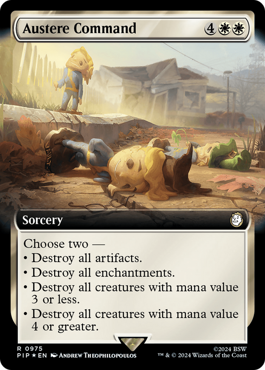 Austere Command (PIP-975) (Extended Art) (Surge Foil)