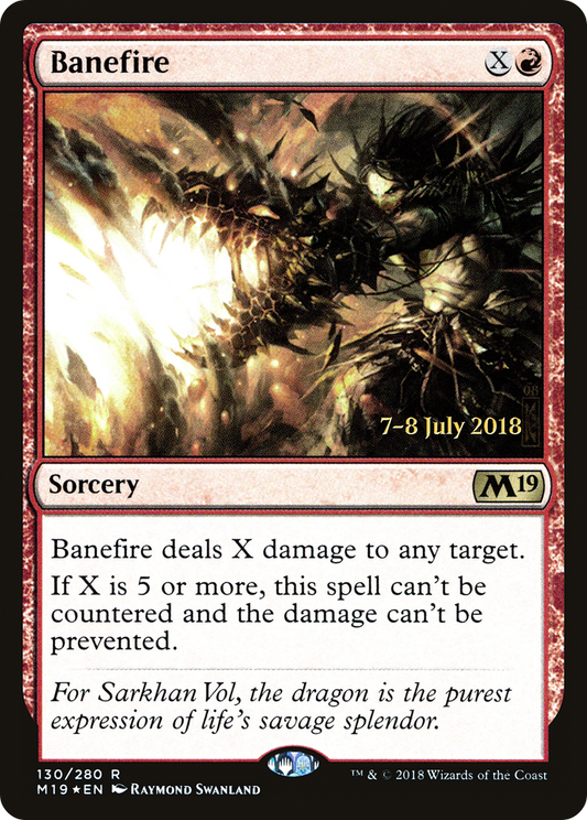 Banefire (PRE-130S) (Foil)
