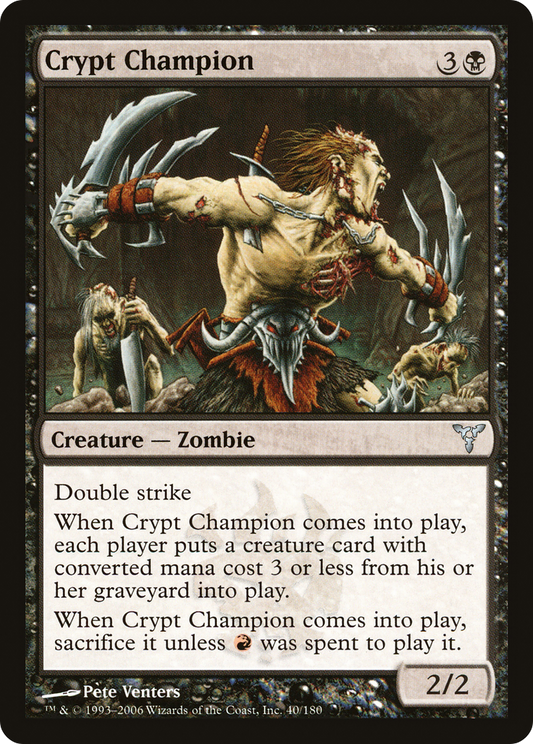 Crypt Champion (DIS-040) (Foil)