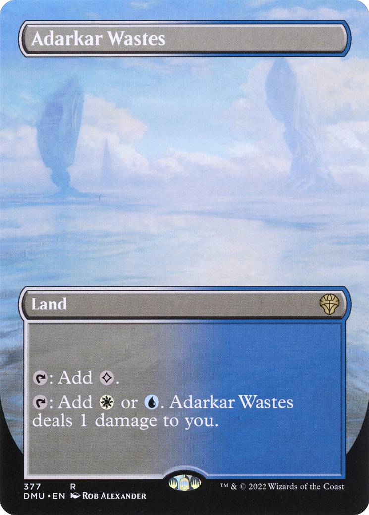 Adarkar Wastes (DMU-377) (Borderless) (Foil)