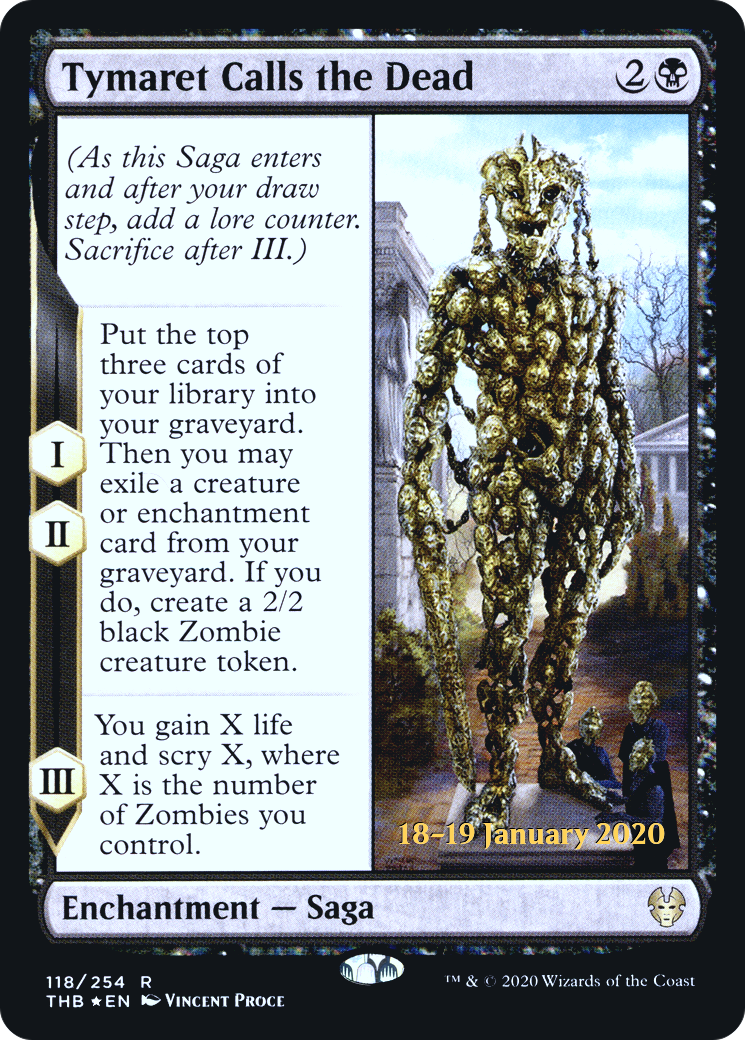 Tymaret Calls the Dead (PRE-118S) (Foil)