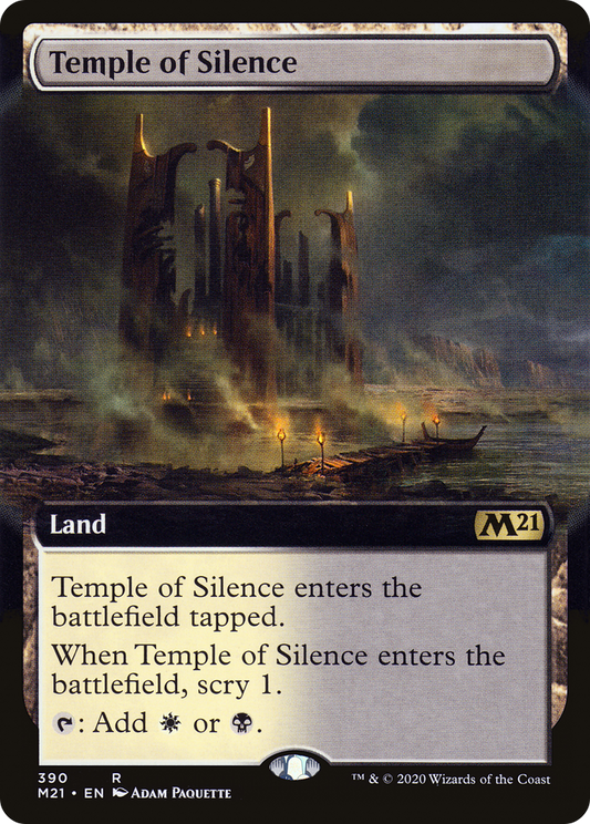 Temple of Silence (M21-390) (Extended Art) (Foil)
