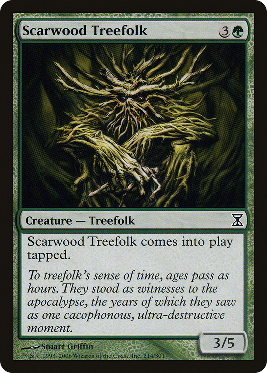 Scarwood Treefolk (TSP-214) (Foil)