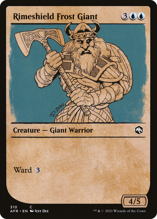 Rimeshield Frost Giant (AFR-310) (Showcase)
