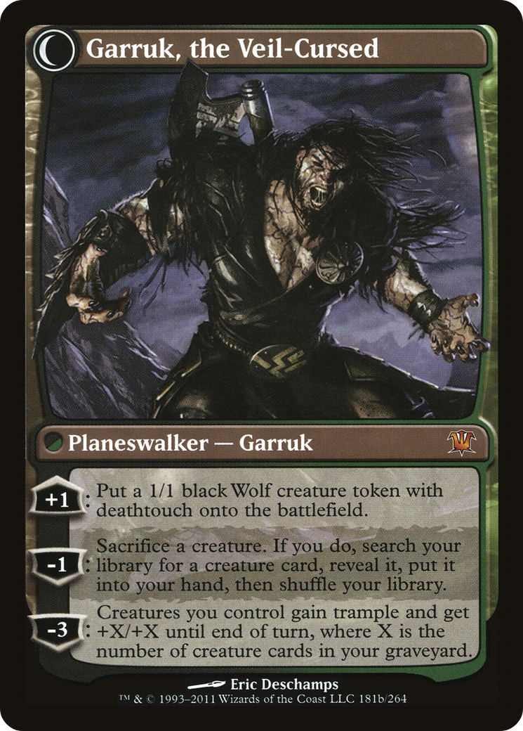 Garruk Relentless // Garruk, the Veil-Cursed (LIST-ISD-181)