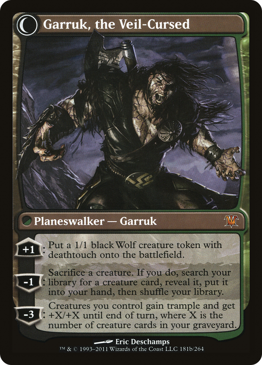 Garruk Relentless // Garruk, the Veil-Cursed (LIST-ISD-181)