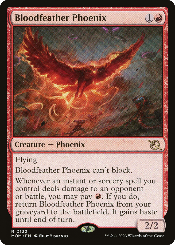 Bloodfeather Phoenix (MOM-132) (Foil)