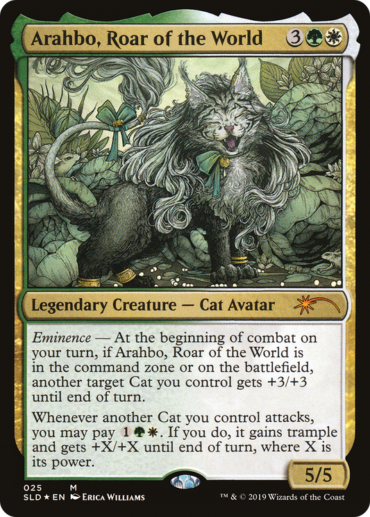 Arahbo, Roar of the World (SLD-025) (Foil)