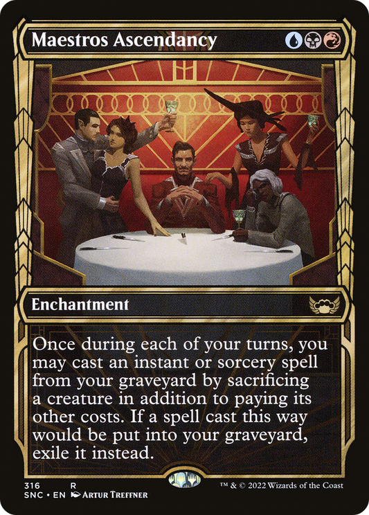 Maestros Ascendancy (SNC-316) (Showcase) (Foil)