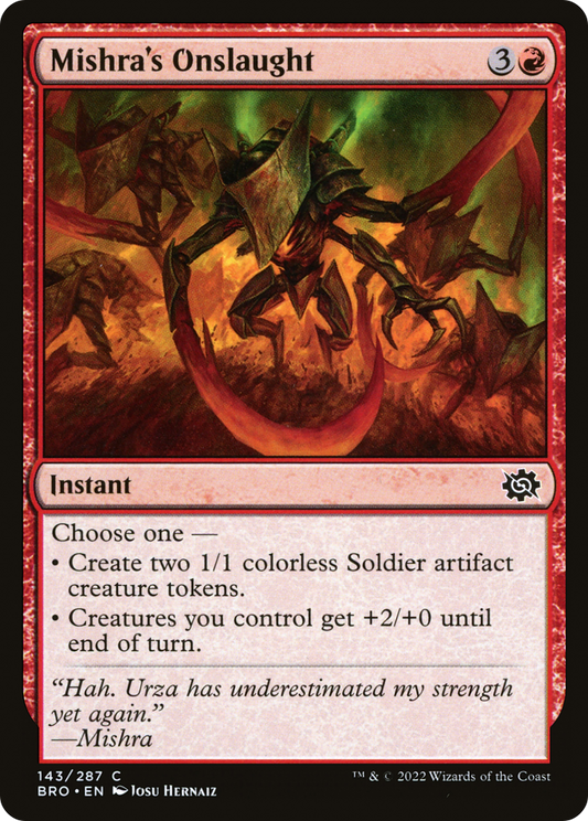 Mishra's Onslaught (BRO-143)