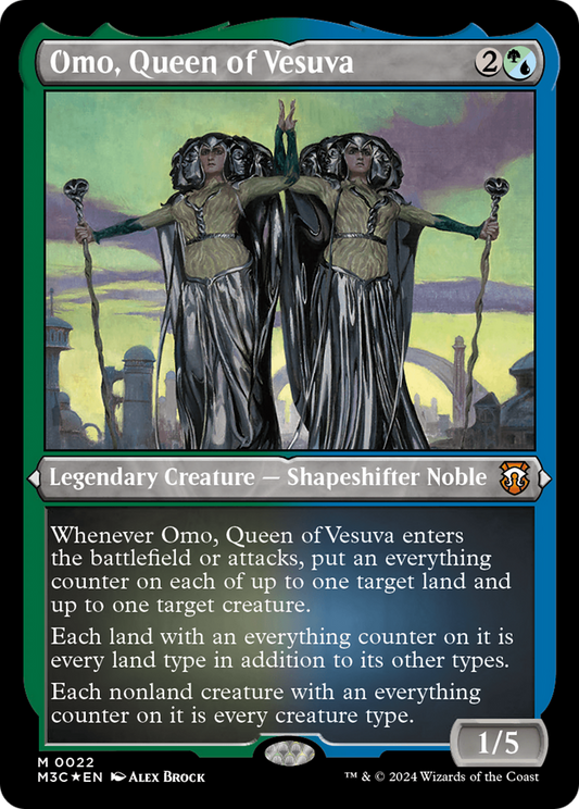 Omo, Queen of Vesuva (M3C-022) (Etched Foil)