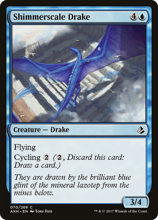 Shimmerscale Drake (AKH-070) (Foil)