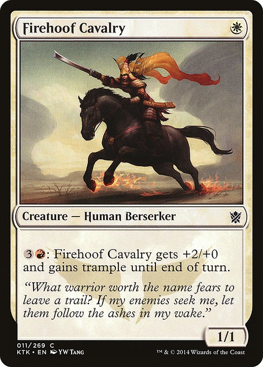 Firehoof Cavalry (KTK-011) (Foil)