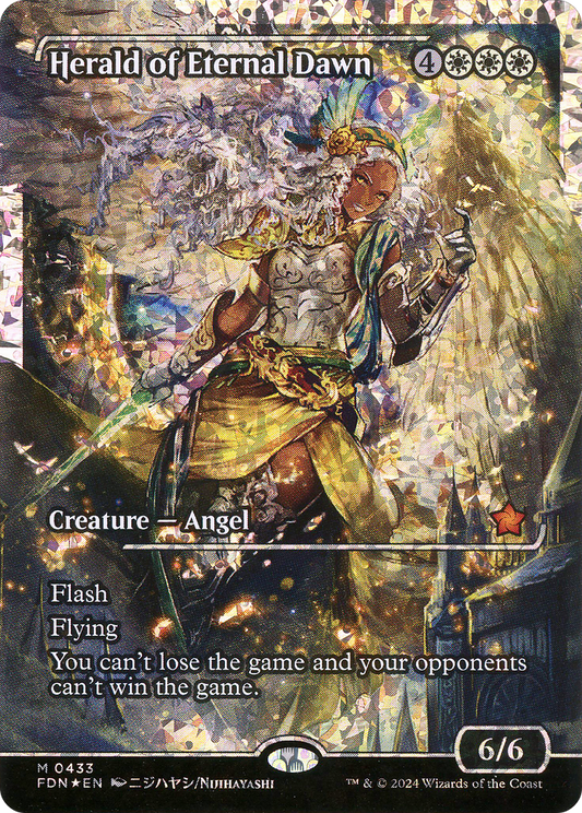 Herald of Eternal Dawn (FDN-433) (Showcase) (Foil)