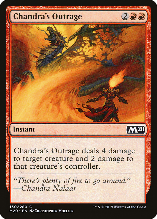 Chandra's Outrage (M20-130)