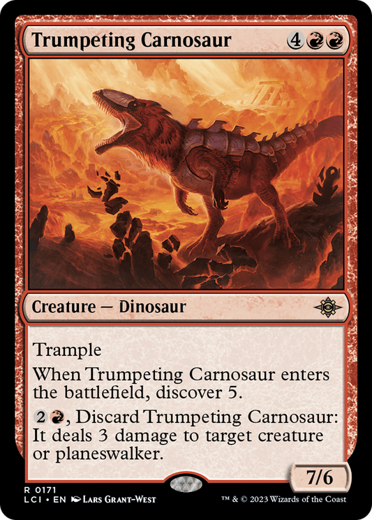 Trumpeting Carnosaur (LCI-171) (Foil)