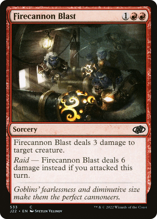 Firecannon Blast (J22-533)