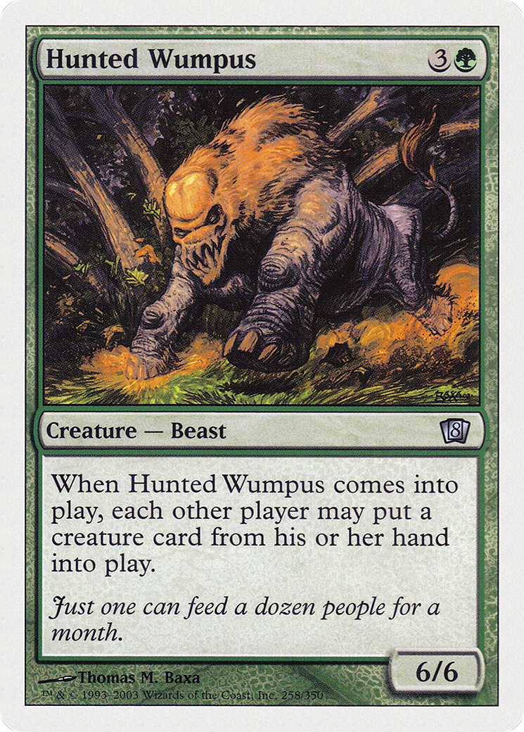 Hunted Wumpus (8ED-258) (Foil)