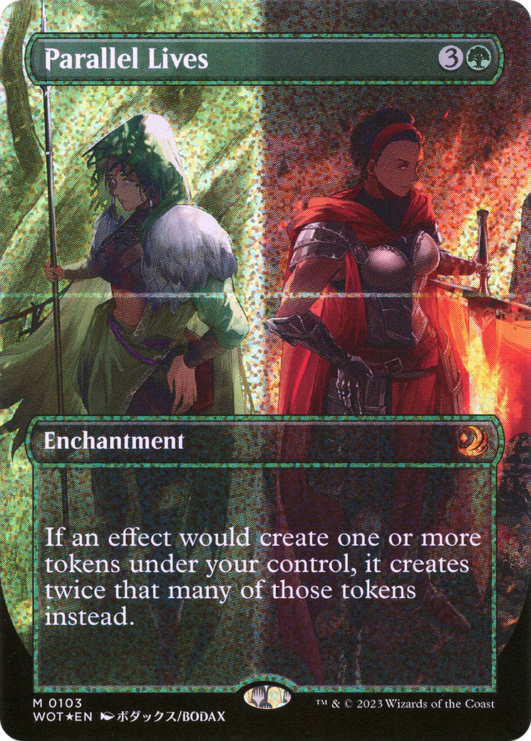 Parallel Lives (WOT-103) (Borderless) (Confetti Foil)