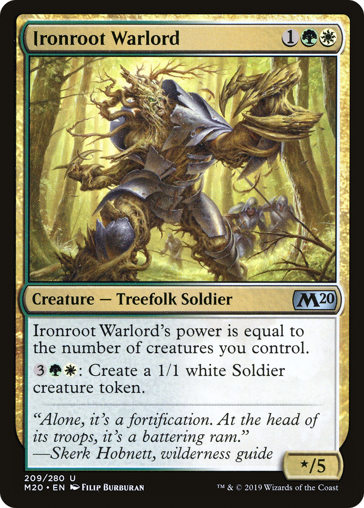 Ironroot Warlord (M20-209) (Foil)