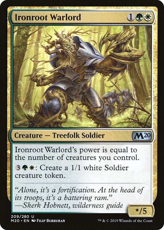 Ironroot Warlord (M20-209) (Foil)