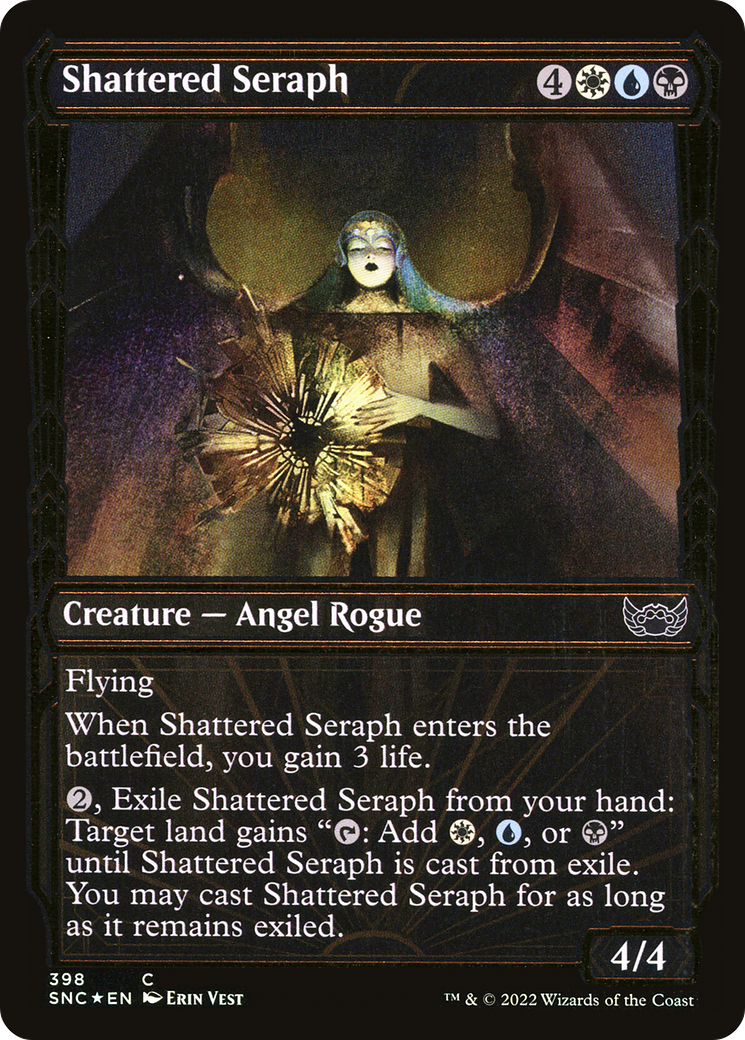 Shattered Seraph (SNC-398) (Showcase) (Gilded Foil)