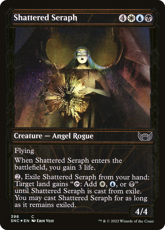 Shattered Seraph (SNC-398) (Showcase) (Gilded Foil)