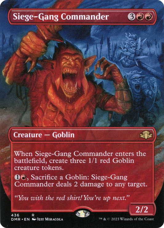 Siege-Gang Commander (DMR-436) (Borderless) (Foil)