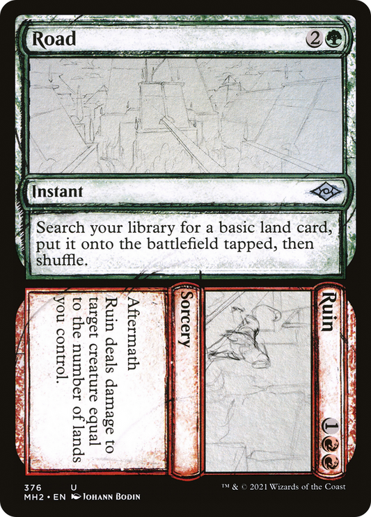 Road // Ruin (MH2-376) (Showcase) (Foil)