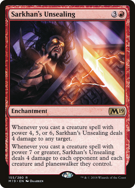 Sarkhan's Unsealing (M19-155) (Foil)