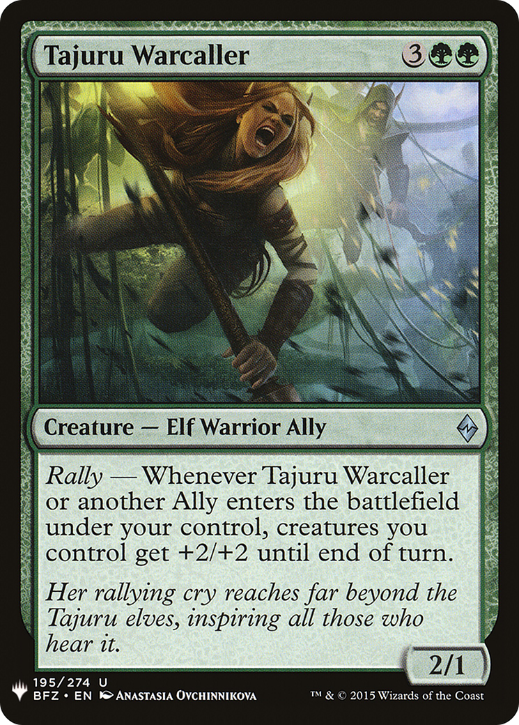 Tajuru Warcaller (LIST-BFZ-195)